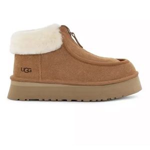 UGG Funkette Zip Cuffed Cold-Weather Booties
New size 8